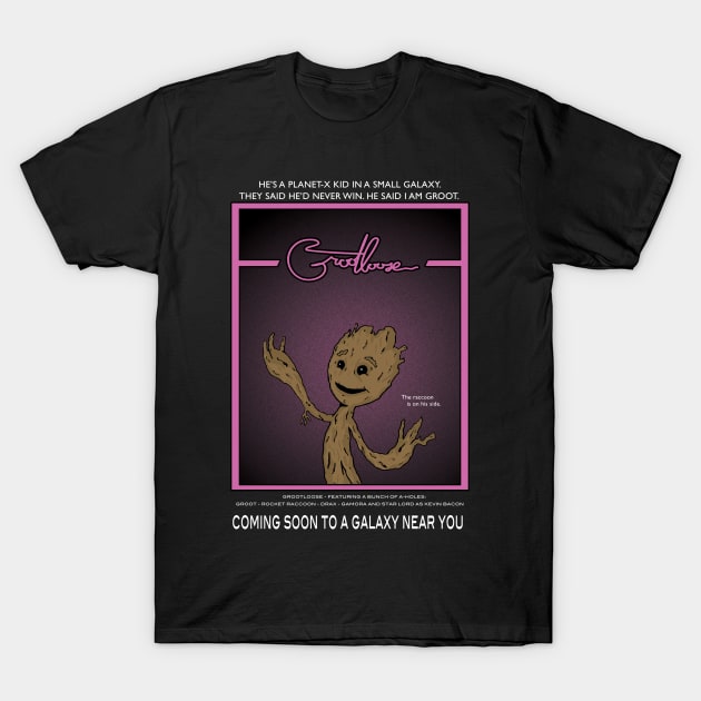 Grootloose the Movie T-Shirt by jerryfleming